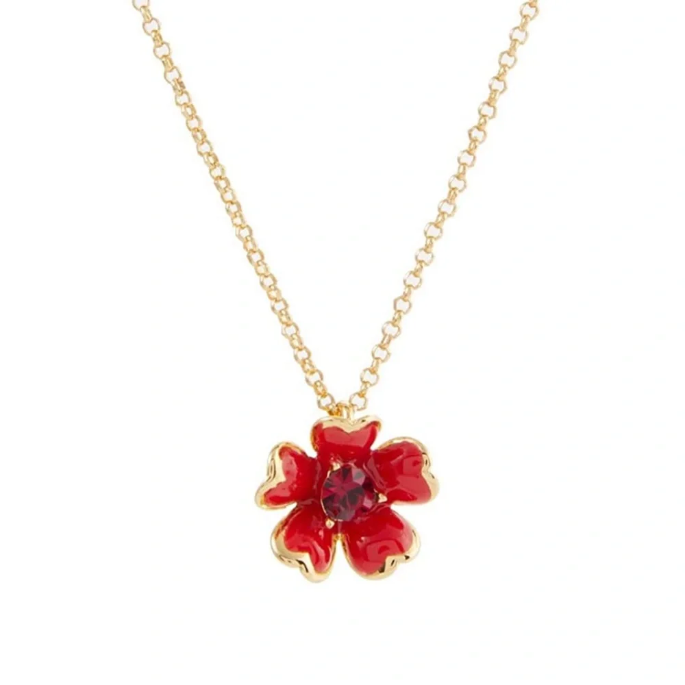 Kate spade NY Gold-Tone
Blushing Blooms Red Stone
Pendant Necklace - Picture 4 of 10